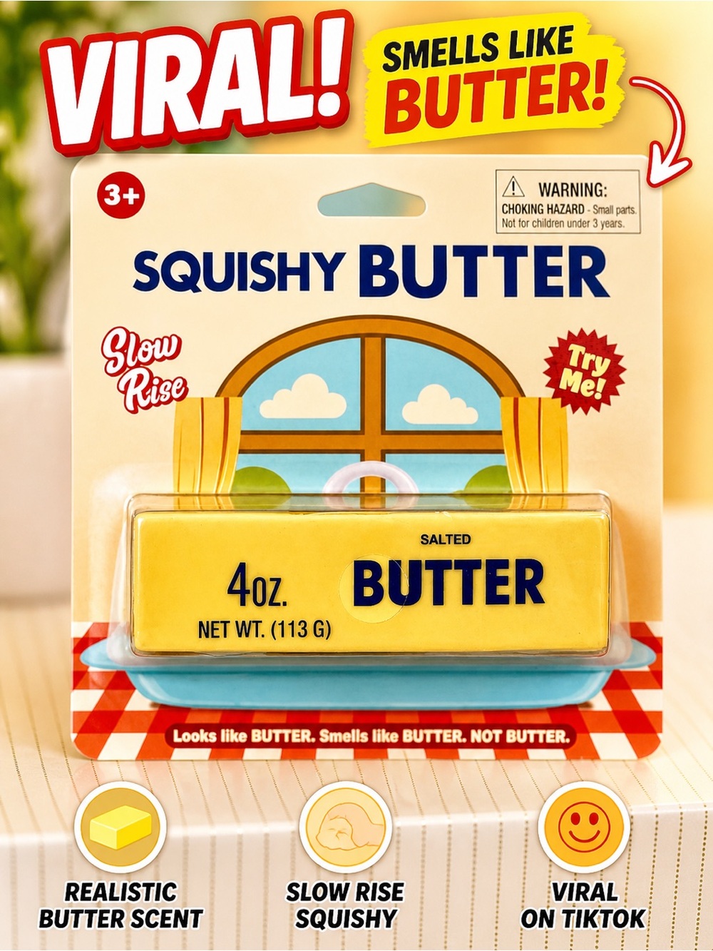 VIRAL Slow Rise SCENTED Butter Squishy NEW IN BOX | TikTok Fidget AUTHENTIC